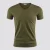 Army green V-neck