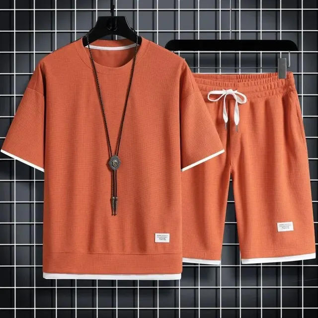 Waffle suit [Orange]]